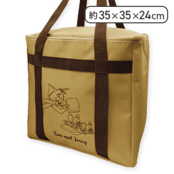 【ベージュ】トム&ジェリー 2WAY保冷保温バッグ