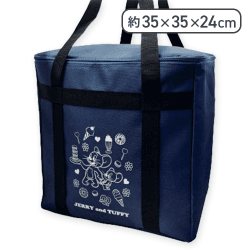 【ネイビー】トム&ジェリー 2WAY保冷保温バッグ