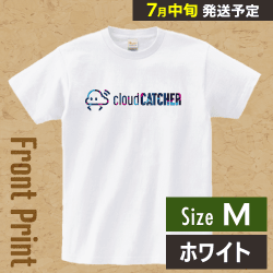 【ホワイト/M】クラウドアTシャツ ”フロント”※7月中旬より順次出荷