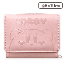 【ピンク】星のカービィ 三つ折りウォレット