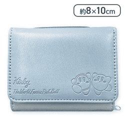 【ブルー】星のカービィ 三つ折りウォレット
