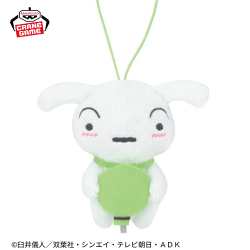 【ライトグリーン】クレヨンしんちゃん シロの推し色マスコット-ふわふわ風船だゾ-