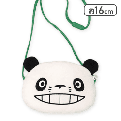 【パパンダにんまり】パンダコパンダ フェイス型ポシェット