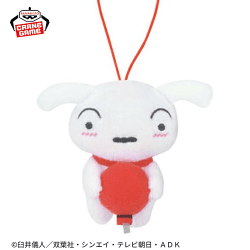 【レッド】クレヨンしんちゃん シロの推し色マスコット-ふわふわ風船だゾ-