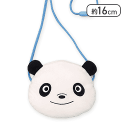 【パンちゃん】パンダコパンダ フェイス型ポシェット