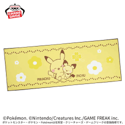 【ピカチュウ&ピチュー】ポケピース マイクロファイバータオル