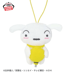 【イエロー】クレヨンしんちゃん シロの推し色マスコット-ふわふわ風船だゾ-