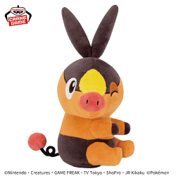 【ポカブ】ポケットモンスター ほぺぴた ぬいぐるみ-ブースター・ヒノアラシ・ポカブ-