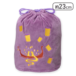 【パープル】塔の上のラプンツェル プレミアム巾着バニティポーチ