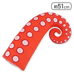 【赤】FANS タコ足ぬいぐるみXL プレミアム