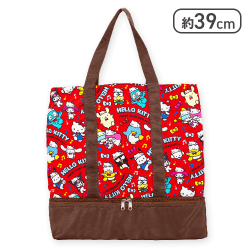 ハローキティ 50thパーティータイム!保冷ポケット付き2段トートバッグ