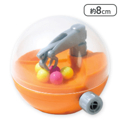 【オレンジ】カプクレ-カプセル型クレーンゲーム機-