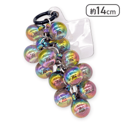 【ブラック&レインボー】シャイングレープストラップ