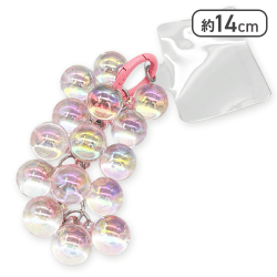 【ピンク】シャイングレープストラップ