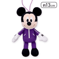 【パープル】ミッキーマウス #MY推しDAYS inライブ カラフル練習着マスコット