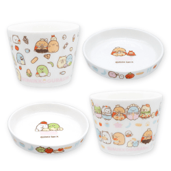 【ピンクロゴ】すみっコぐらし ようこそ!たべもの王国 小鉢いっぱいセット