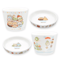 【ブルーロゴ】すみっコぐらし ようこそ!たべもの王国 小鉢いっぱいセット