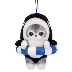 【グレー(シャチ)】mofusand サメにゃん&シャチにゃんマスコット