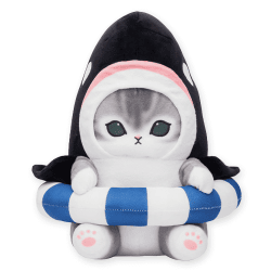 【グレー(シャチ)】mofusand サメにゃん&シャチにゃんBIGぬいぐるみ