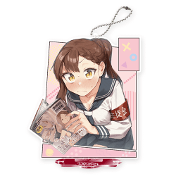 【古都吹寿子】「生徒会にも穴はある!」 スタンド付クリアキーチェーン