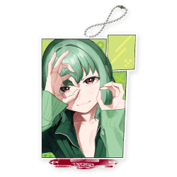 【尾鳥たん】「生徒会にも穴はある!」 スタンド付クリアキーチェーン