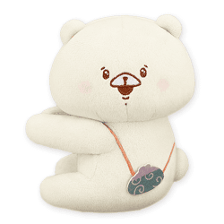 【がまぐち】ともだちはくま だきつきマルチホルダー