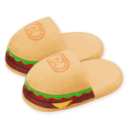 【ビッグドム】ドムドムハンバーガー ハンバーガー型スリッパ