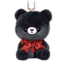 【単品配送不可】【ブラック】クラシックタータンベア 10cm