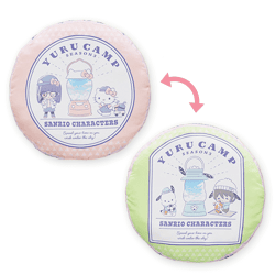 【ハローキティ&ポチャッコ】ゆるキャン△ SEASON3×サンリオキャラクターズ ラウンドクッション