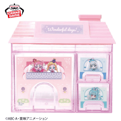 【ピンク】わんだふるぷりきゅあ! ハウス型ミニチェスト