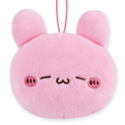 【ぴょんちー(目閉じ)】らぶいーず フェイスマスコット