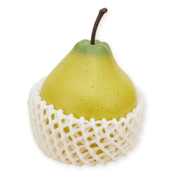 【洋ナシ】FANS ネット付き!果物スクイーズマスコット