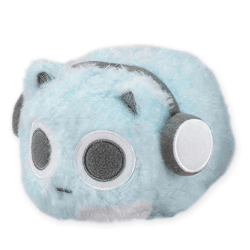 【まがお】ブルーハムハム ふんわりねそべりぬいぐるみ
