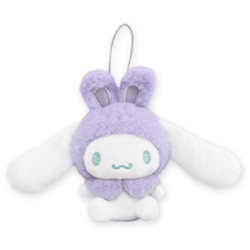 【パープル】シナモロール カラフルうさみみケープマスコット