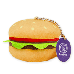 【ビッグドム】ドムドムハンバーガー いろんなハンバーガー大集合!マスコットキーチェーン