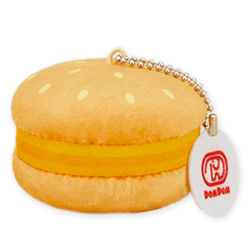 【たまごバーガー】ドムドムハンバーガー いろんなハンバーガー大集合!マスコットキーチェーン