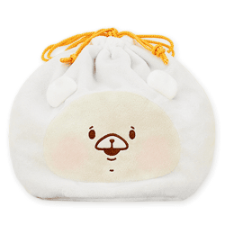 【くま】ともだちはくま くまの肉まんになりきり巾着