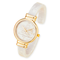 【ホワイト】すみっコぐらし おうちでくまカフェ バングルウォッチ