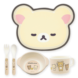 【コリラックマ】リラックマ NEW BASIC RILAKKUMA ダイカットバンブーファイバー食器セット