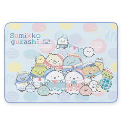 【ブルー】すみっコぐらし しろくまのふるさと ふわもこブランケット