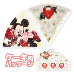ミッキー&ミニー セレブリティフォト ケーキ風ディッシュセット