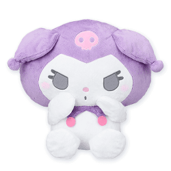 ゆるかわ サンリオキャラクターズ LLぬいぐるみ“クロミ” -はずかちっ!-