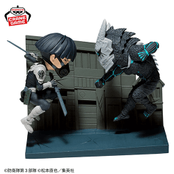 怪獣8号 ワールドコレクタブルフィギュア ログストーリーズ-保科宗四郎VS怪獣8号-