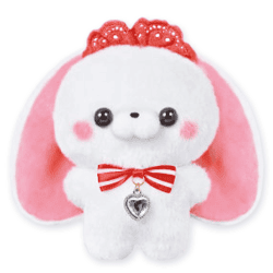 【たれうさぎ(みるく)】すくっとたっちさんぬいぐるみ~こんかふぇ~すとろべりぃ