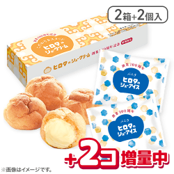 【100周年記念】【2箱+シューアイスバニラ2個】こだわりカスタード:直送