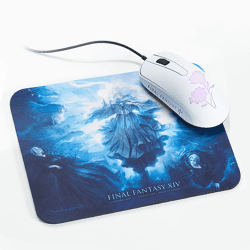 【ホワイト】ファイナルファンタジーXIV 光るマウス&マウスパッドセット vol.4