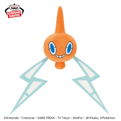 【ロトム】ポケットモンスター ぬいぐるみ-ピカチュウ・ロトム・モルペコ(はらぺこもよう)-