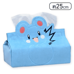 【ルリリ】ポケットモンスター プラチナムザッカティッシュボックスカバー -ルリリ/カヌチャン/アルクジラ-