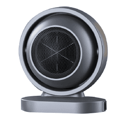 【ブラック】コンパクトファンヒーター