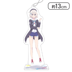 【単品配送不可】【彩ましろ】『VTuberなんだが配信切り忘れたら伝説になってた』 スタンド付クリアキーチェーン